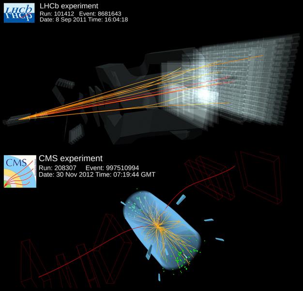Les expériences CMS et LHCb révèlent une nouvelle désintégration rare de particule
