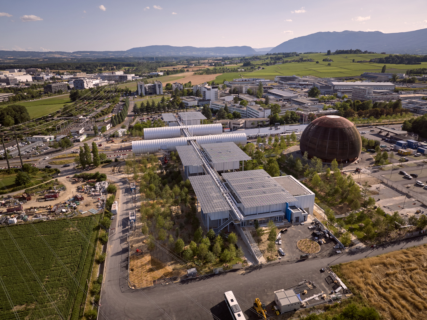 aerial view of the science gateway campus